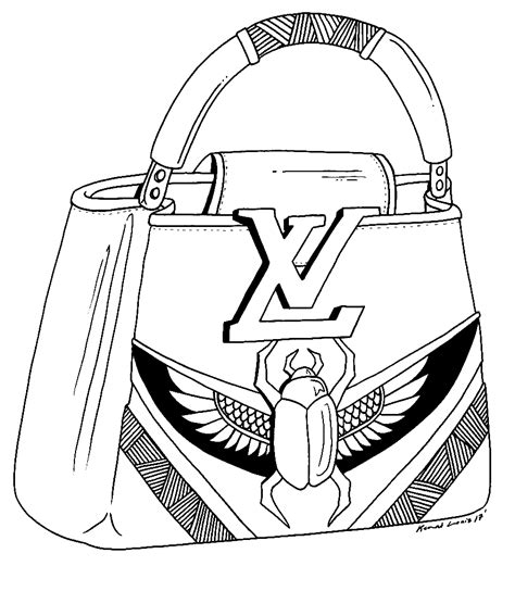 louis vuitton colouring book|louis vuitton coloring pages printable.